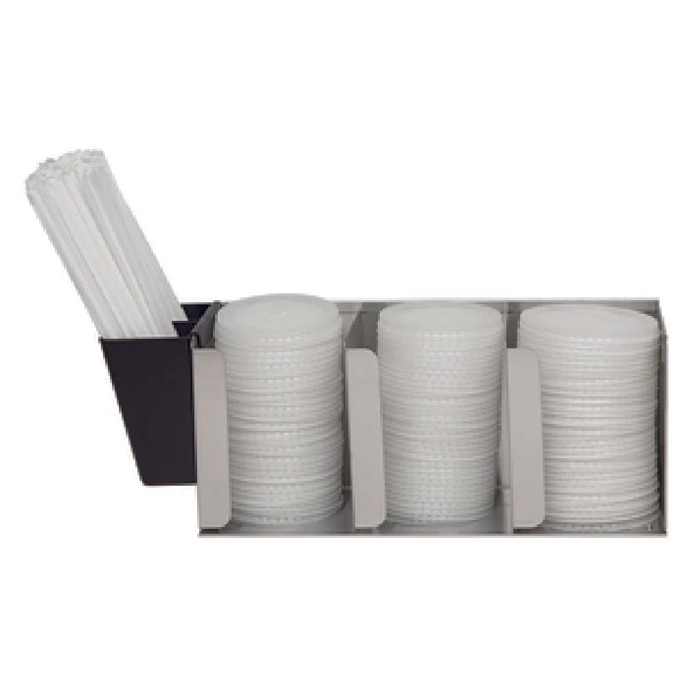 Carlisle L1014 17-1/8 Inch Lid Organizer Countertop with Adjustable Dividers