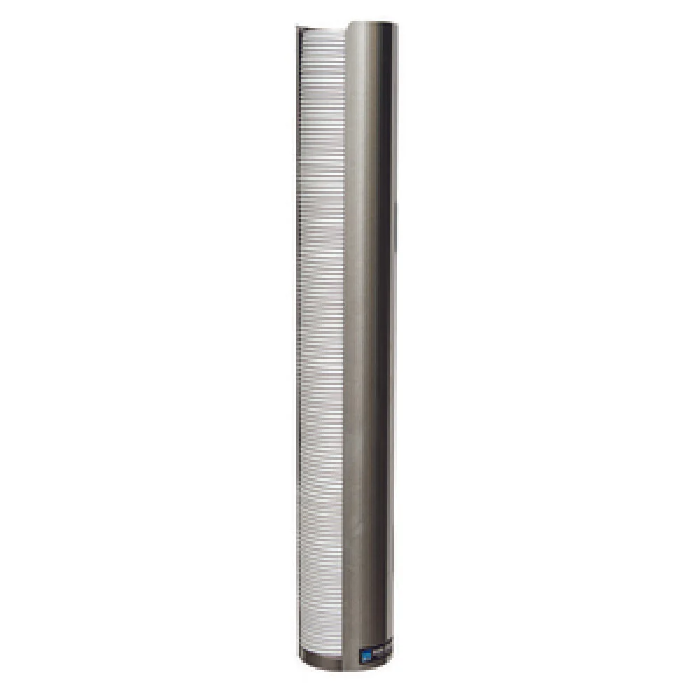 Carlisle L3200 23-1/2 Inch Lid Dispenser Wall Mount 304 Stainless Steel with Single Sleeve Capacity