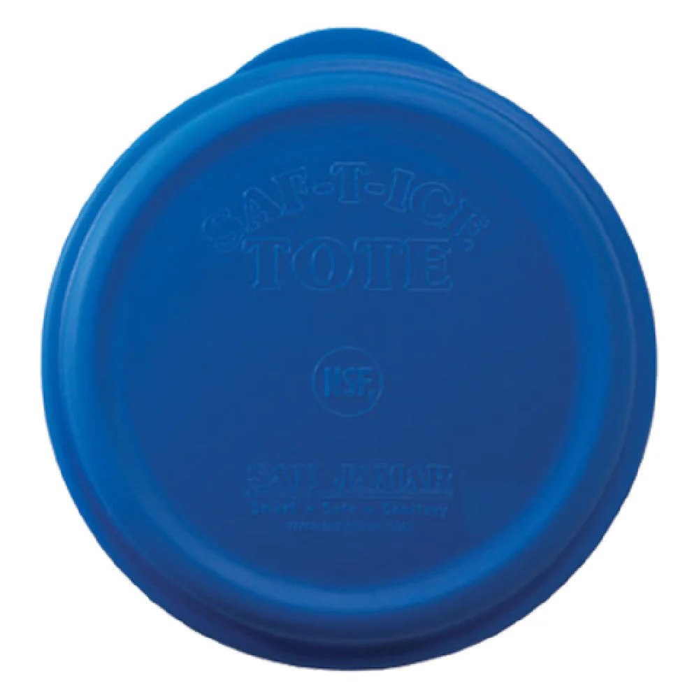 Carlisle SI6500 Ice Tote Cover Polycarbonate Clear Blue NSF