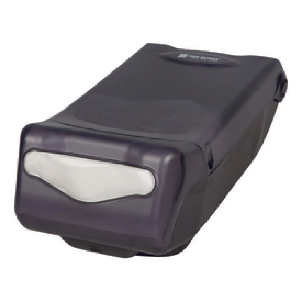 Carlisle H5000TBK 8 Inch Countertop Napkin Dispenser Plastic Black Pearl