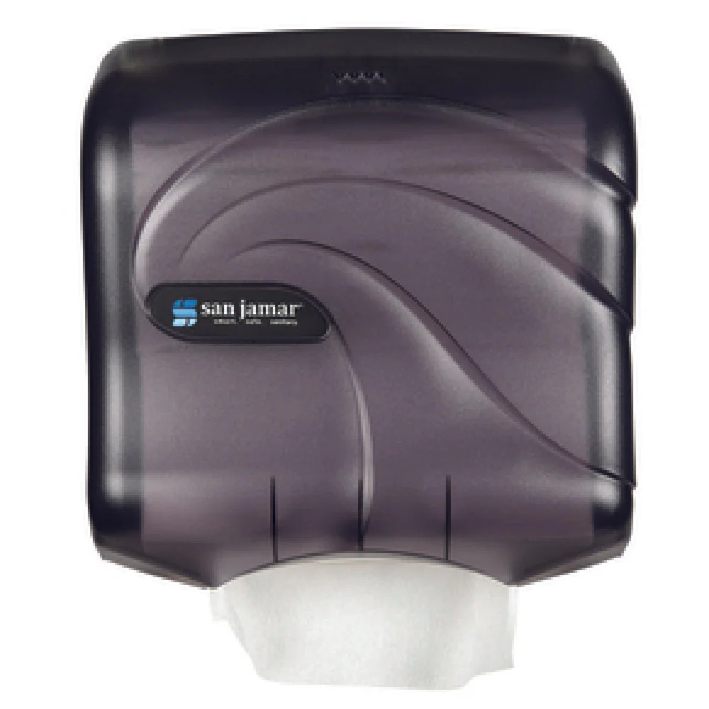 Carlisle T1759TBK 11-1/2 Inch Towel Dispenser Impact Resistant Plastic Black Pearl
