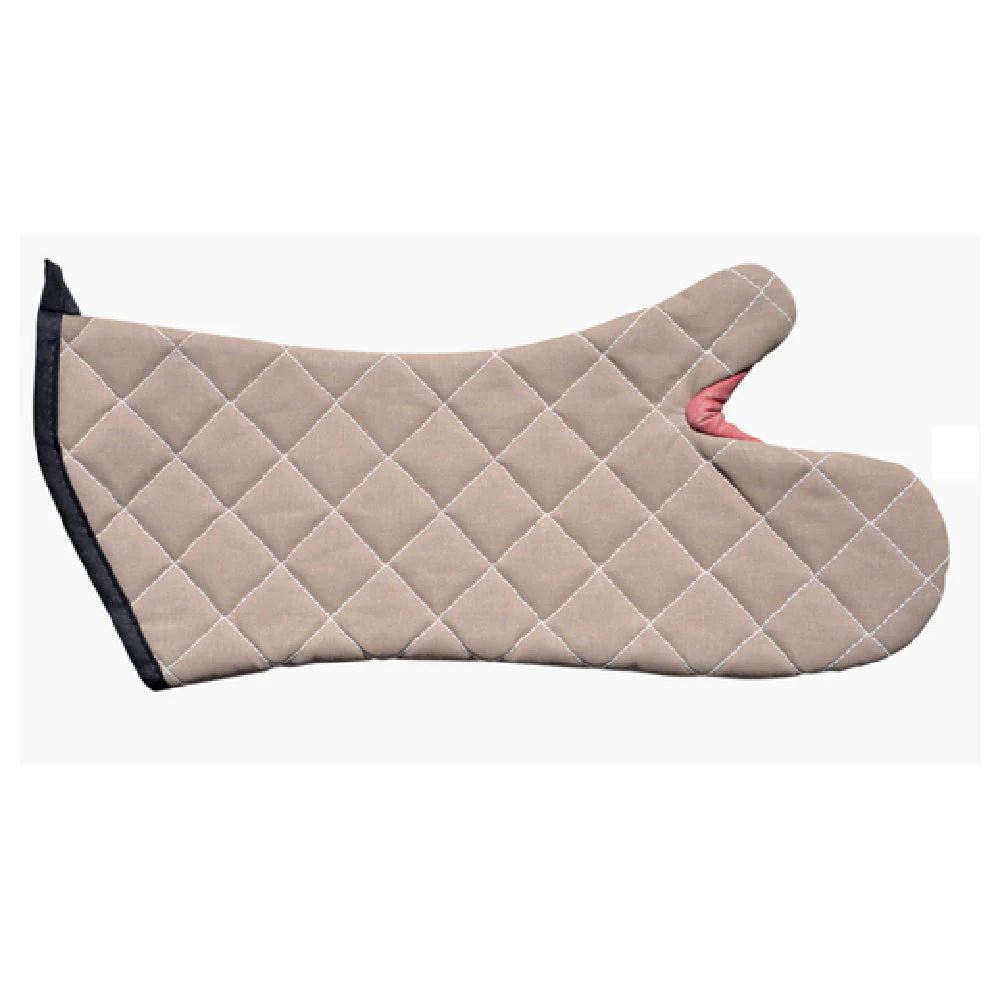 Carlisle 800FG17 17 Inch Oven Mitt Kevlar Coated Tan with Fire Retardant