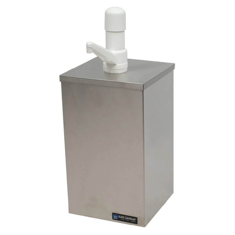 Carlisle P9800 7 Inch Stainless Steel Condiment Dispenser Pump-Style with Ice Pack