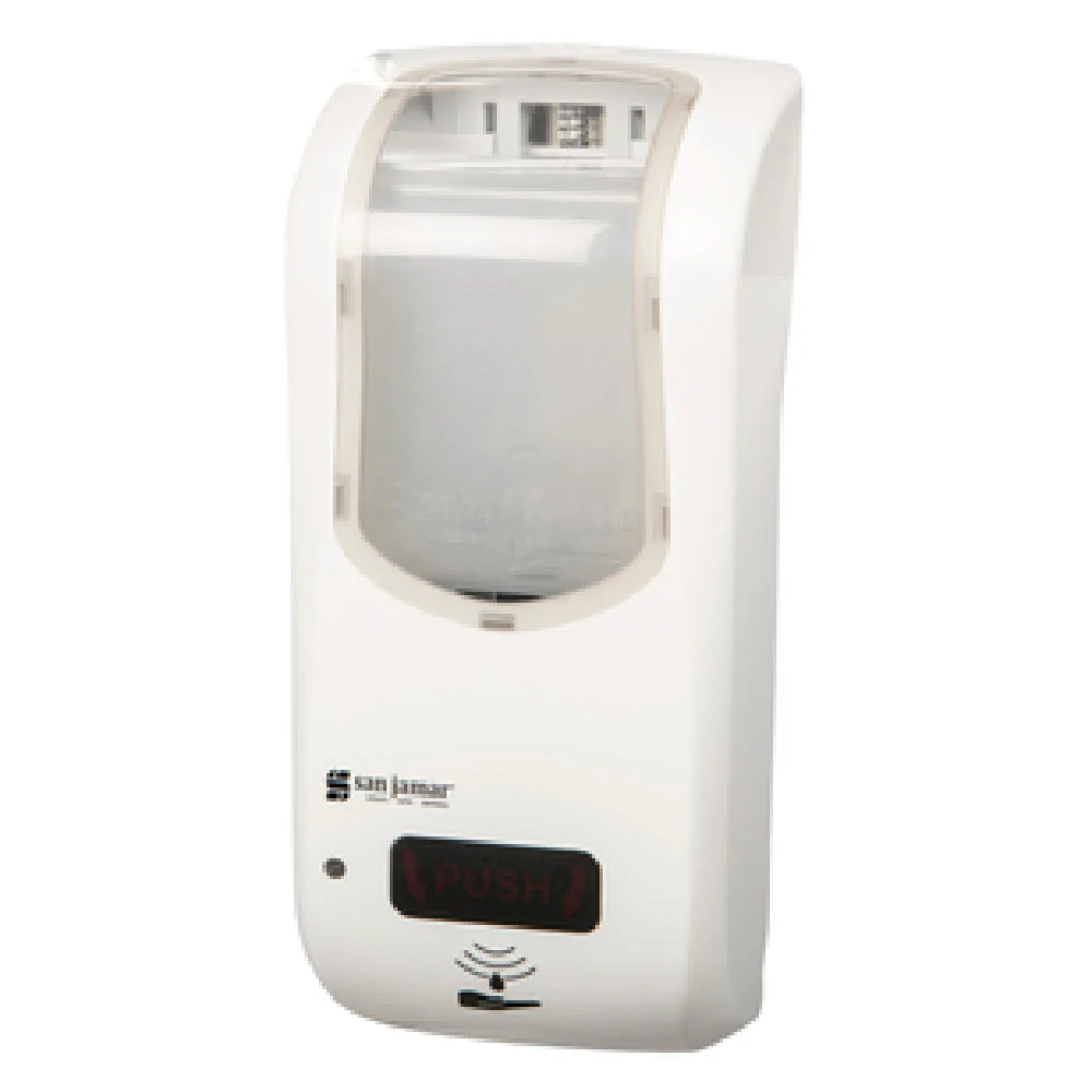 Carlisle SHF970WHCL 5-1/2 Inch Foam Soap Dispenser Touchless Plastic White