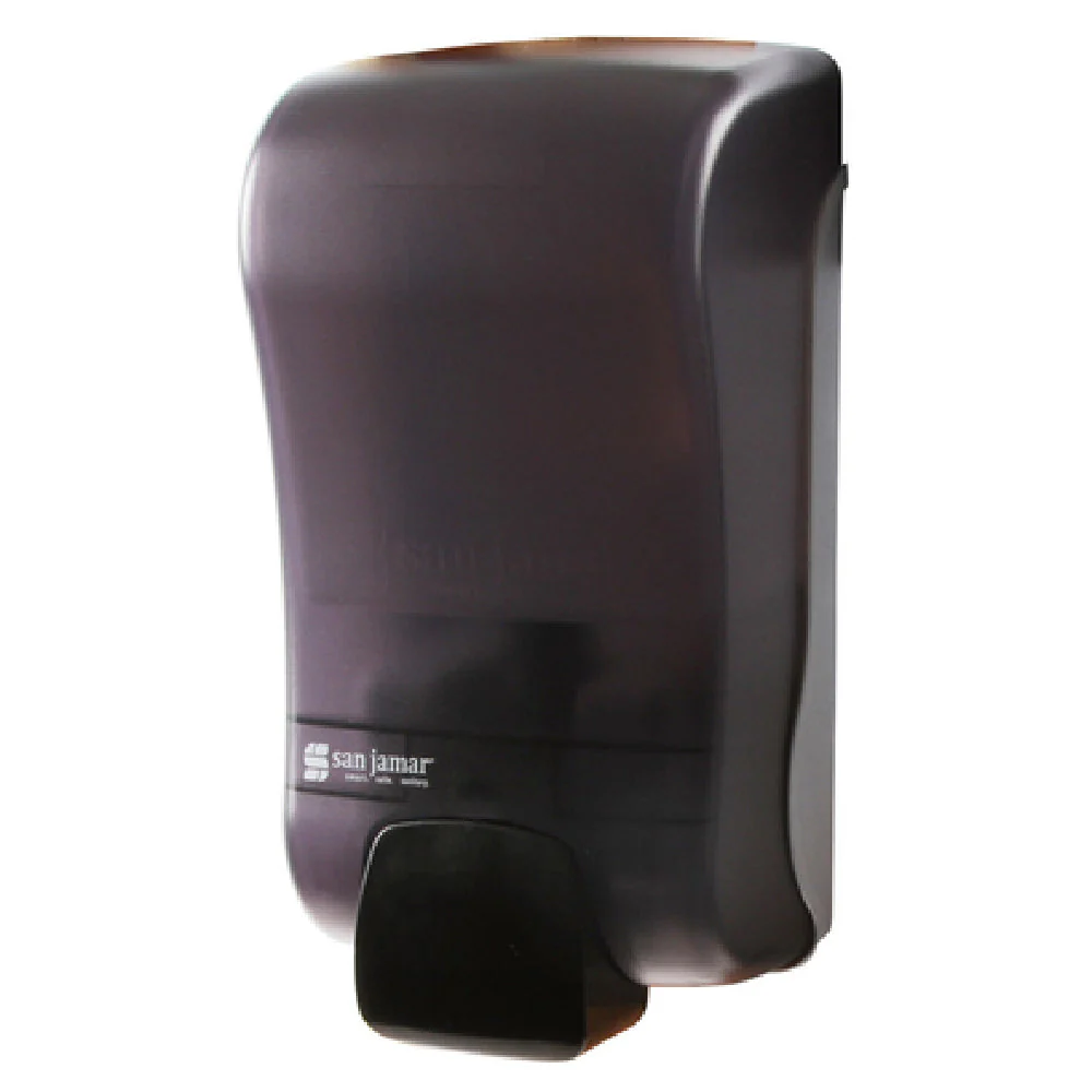 Carlisle S1300TBK 5 Inch Hand Soap and Sanitizer Dispenser Black Pearl Plastic