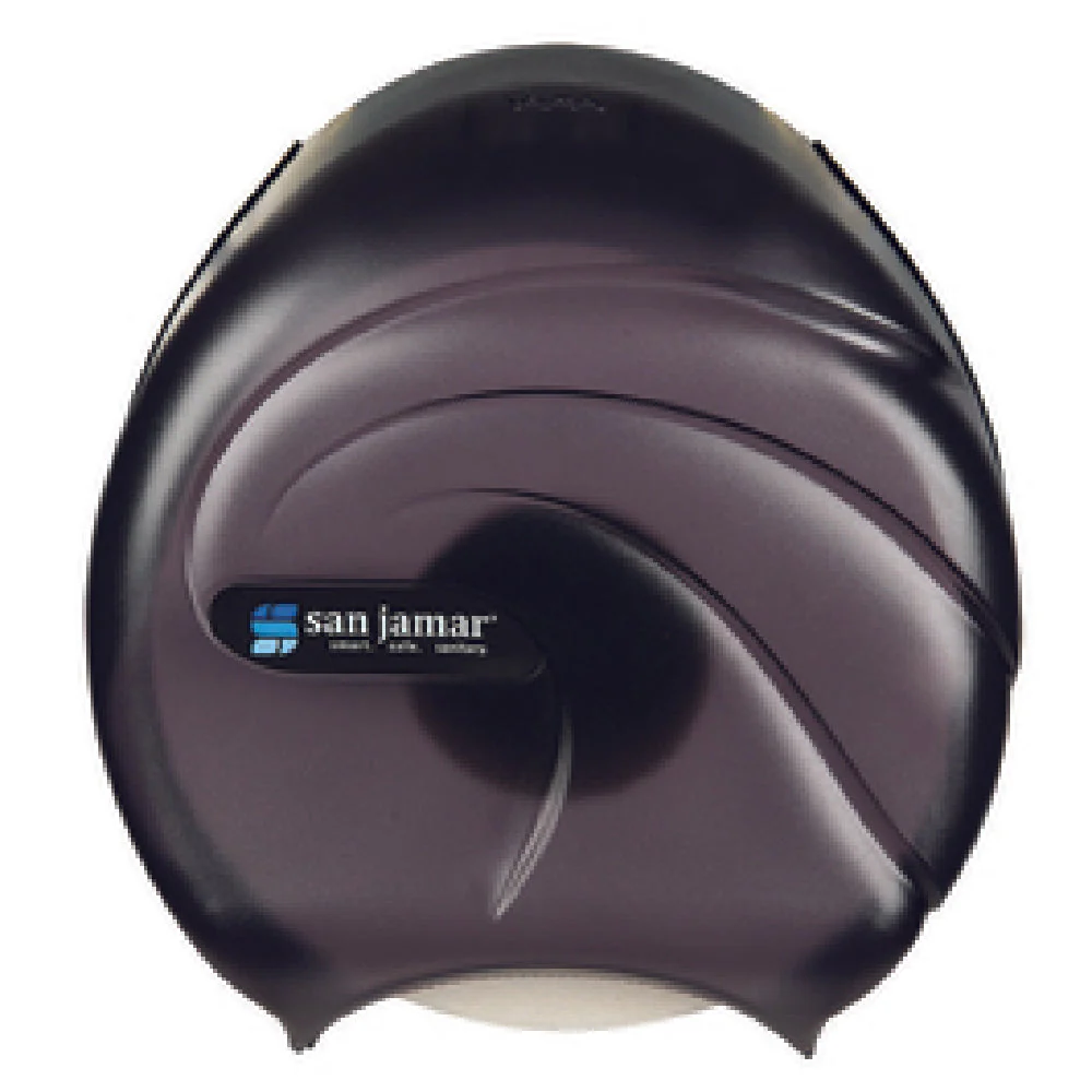 Carlisle R2090TBK 10-1/4 Inch Bath Tissue Dispenser Translucent Black Pearl