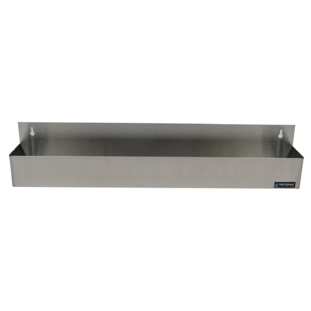 Carlisle B5542 41-1/4 Inch Keyhole Mount Speed Rail Holds 10 Bottles Stainless Steel