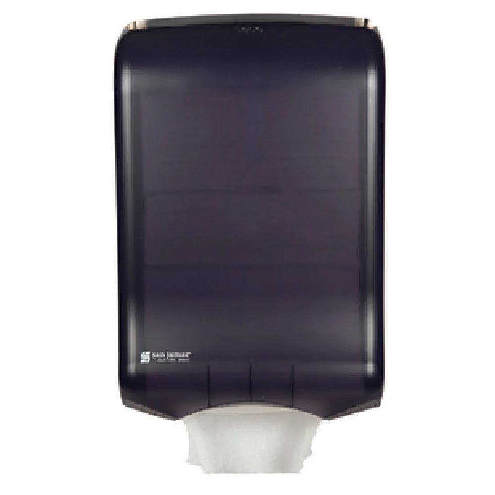 Carlisle T1700TBK 11-3/4 Inch Ultrafold Paper Towel Dispenser Manual Black