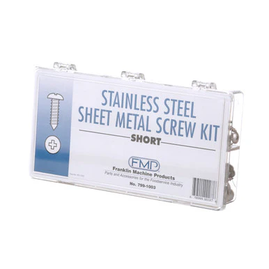 Short Length Stainless Steel Sheet Metal Screw Kit