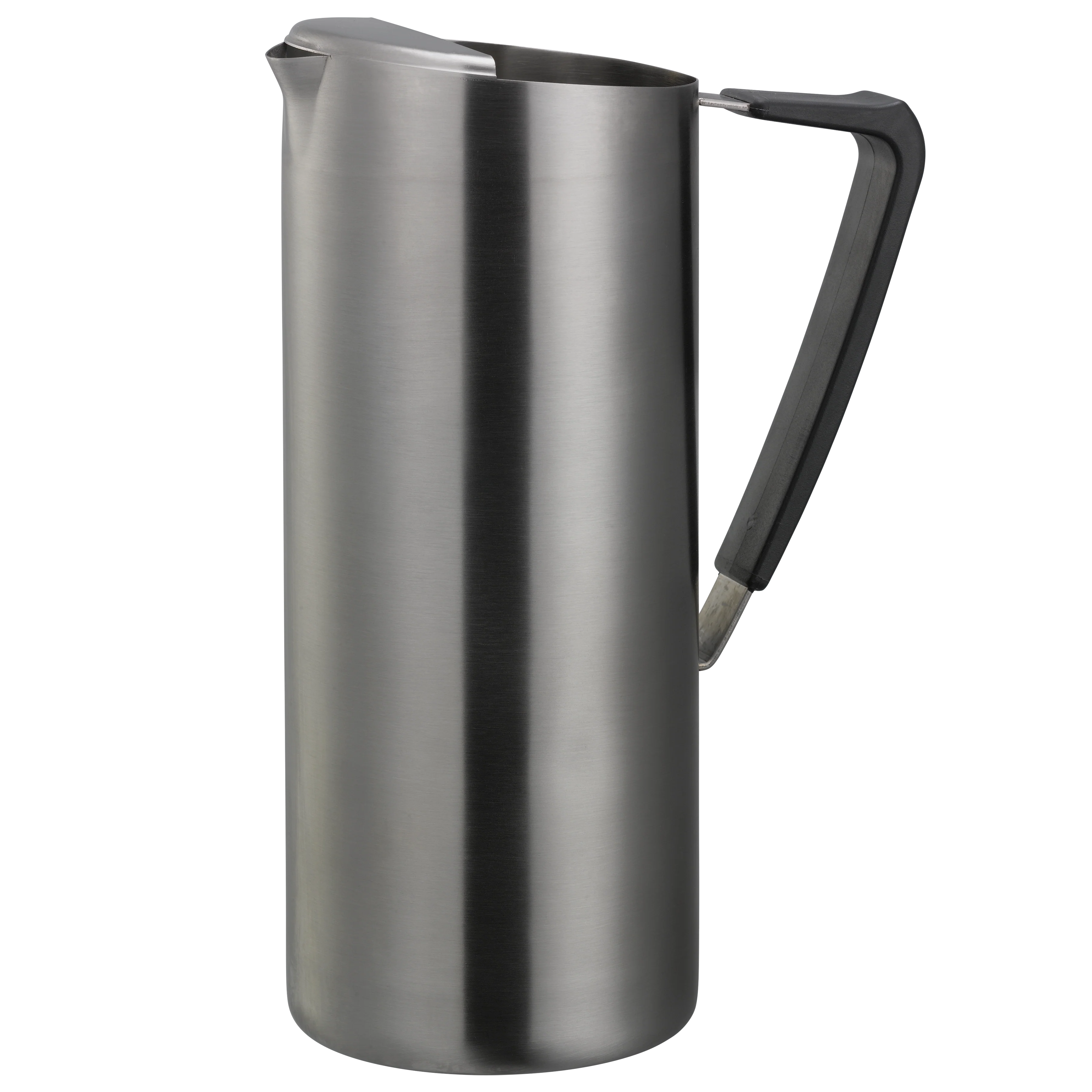 Slim 1.9-Liter Stainless Water Pitcher with Ice Guard in Dark Tungsten