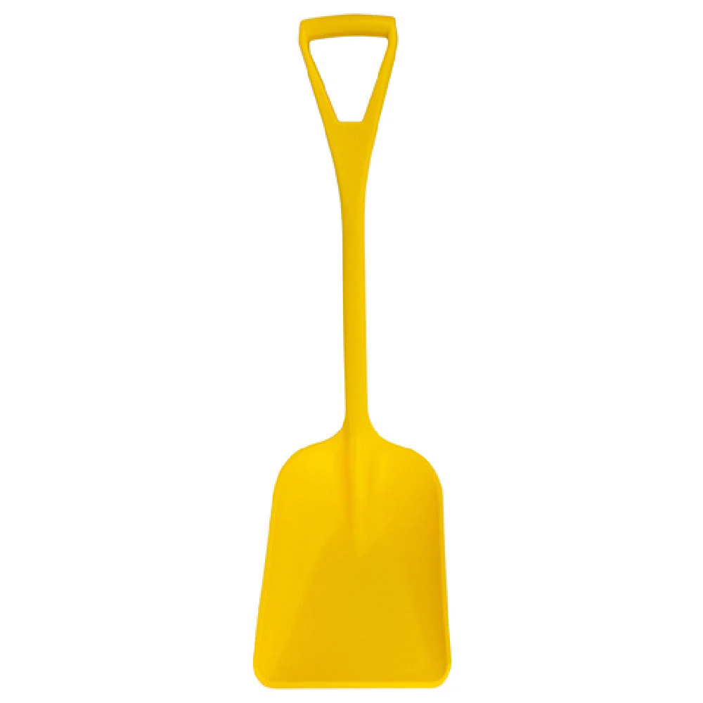 Carlisle 41076EC04 11 Inch Ice Shovel One-piece Yellow Plastic