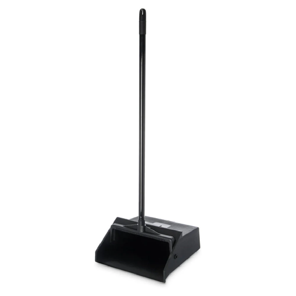 Carlisle 36141003-1 12 Inch Lobby Dust Pan Plastic with Metal Handle Black