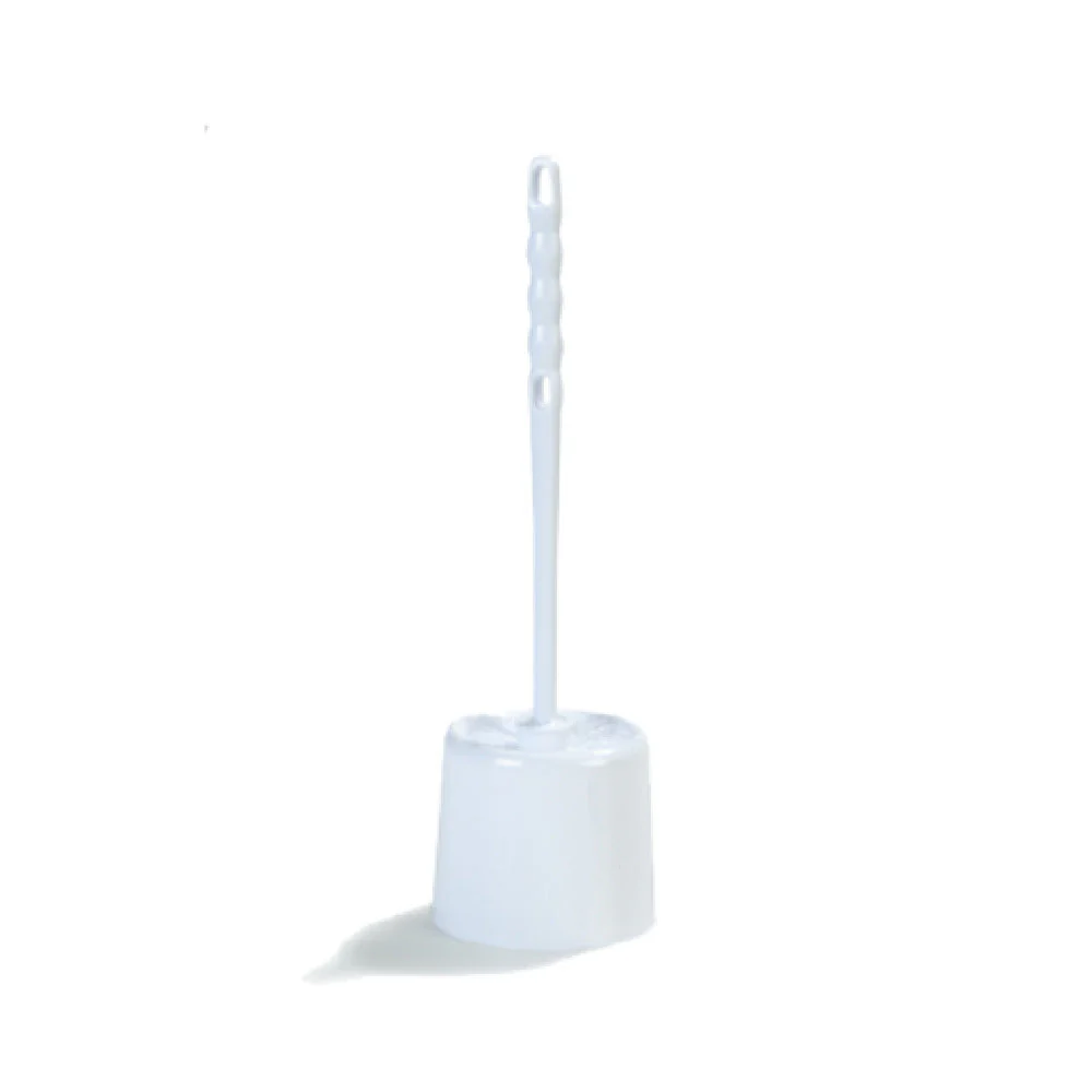 Carlisle 36719700 3 Inch Toilet Bowl Brush Polypropylene Bristles White with Caddy