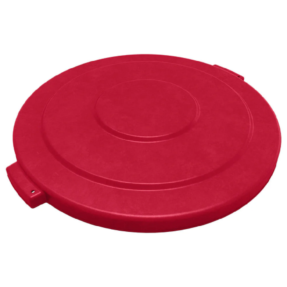 Carlisle 84102105 19-4/5 Inch Round Heavy-duty Trash Container Lid Red