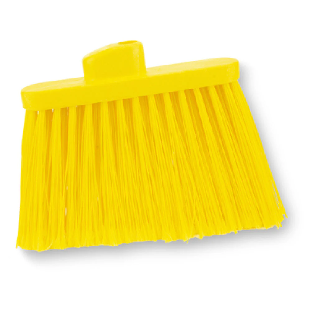 Carlisle 36867EC04 Broom Head Flagged Polyester Bristles Yellow