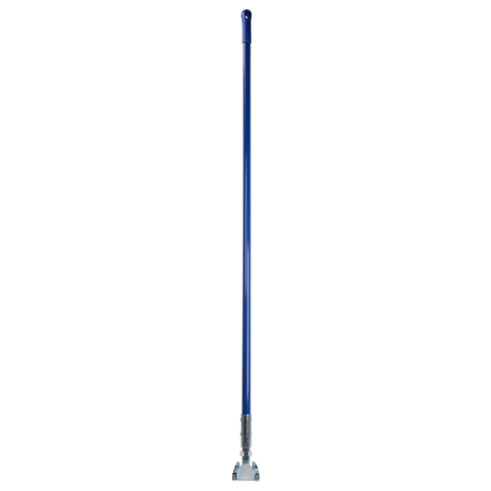 Carlisle 362113EC14 60 Inch Dust Mop Handle Clip-On Fiberglass Blue