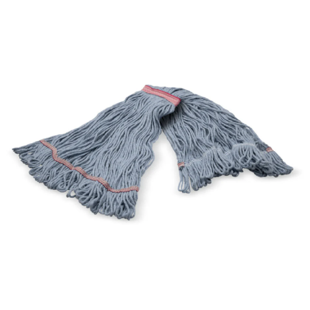 Carlisle 369423B14 Large Looped-end Wet Mop Head Blue Acrylic Fiber