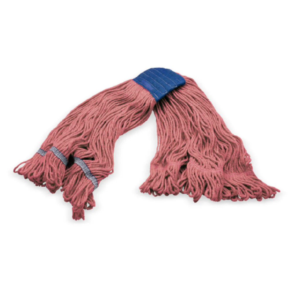 Carlisle 36943005 X-large Looped-end Wet Mop Head Red Cotton-synthetic Blend