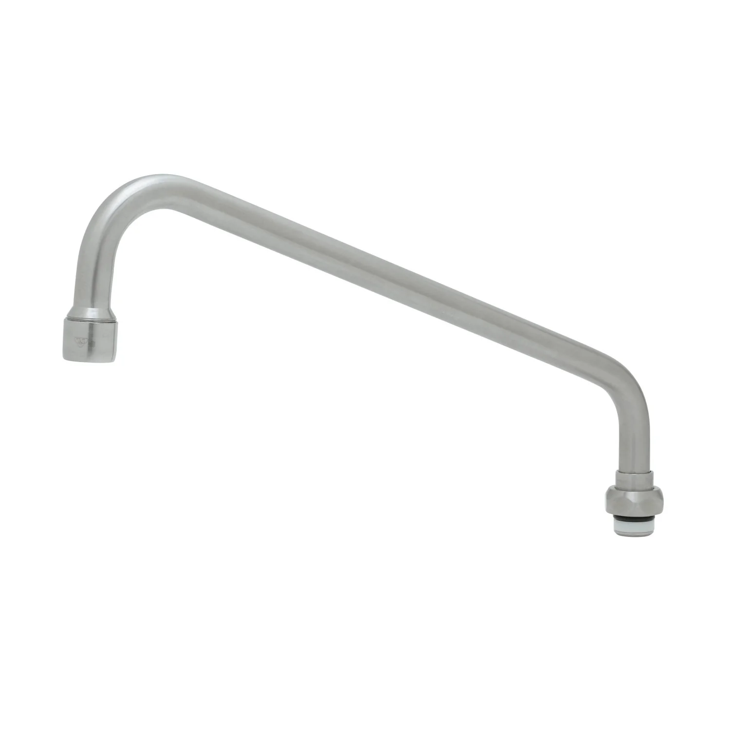 T&S Brass S062X 12" Stainless Steel Swing Nozzle - Laminar Stream Regulator Outlet