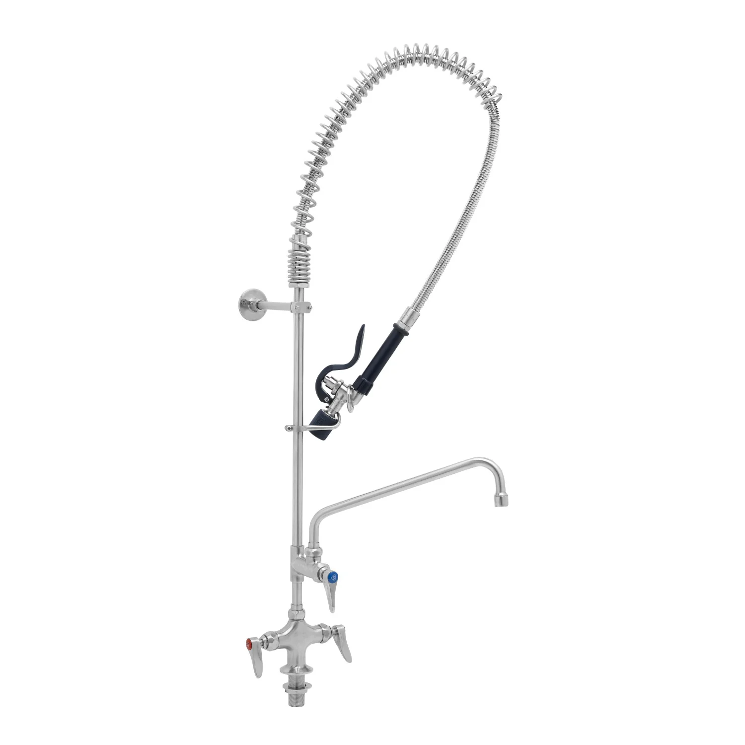 T&S Brass S-0113-A12-BJ 12" Swing Nozzle Stainless Steel EasyInstall Pre-Rinse - S-0107-J 1.07 GPM