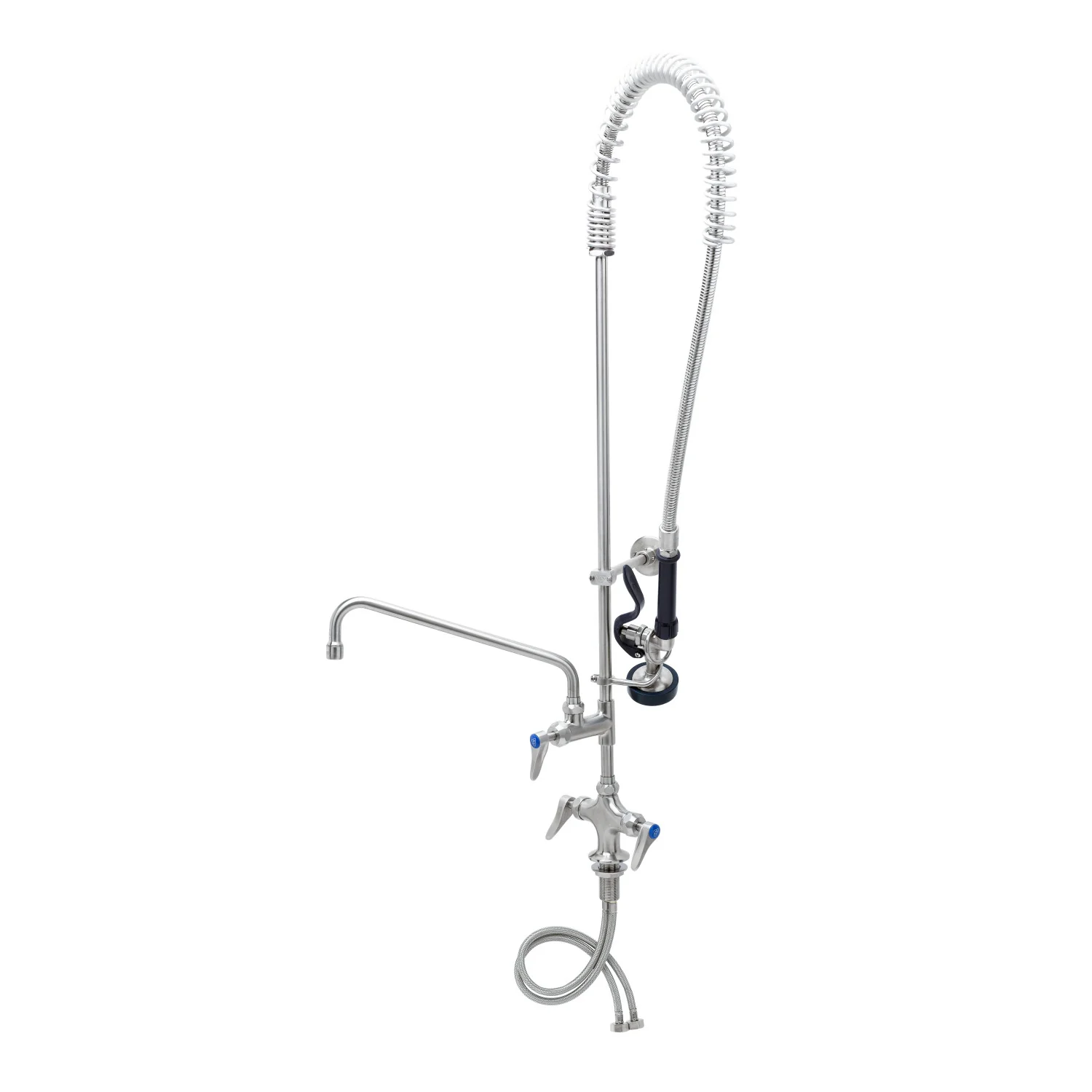 T&S Brass S-0113-12-CR-B 12" Swing Nozzle Stainless Steel EasyInstall Pre-Rinse - S-0107 1.15 GPM