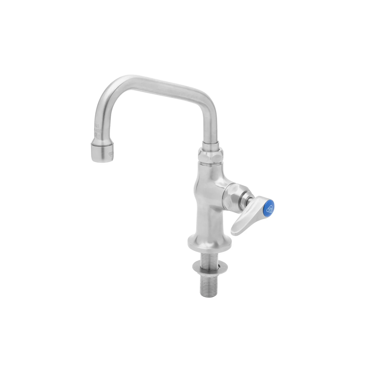 T&S Brass S-0207 6" Swing Nozzle Stainless Steel Deck Mount Pantry Faucet - Eterna Cartridge