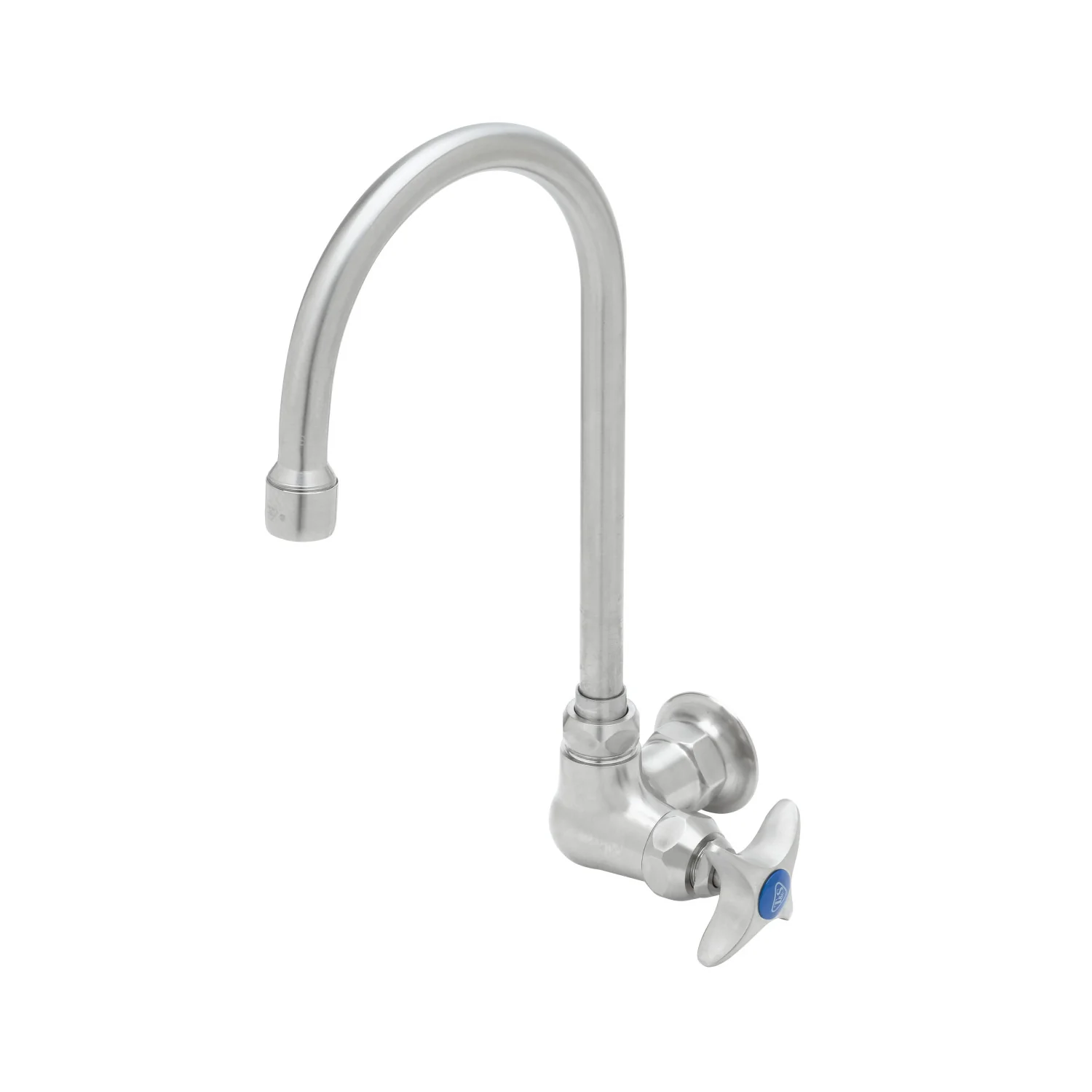 T&S Brass S-0310 Wall Mount Single Temperature Pantry Faucet - Eterna Cartridge & 4-Arm Handle