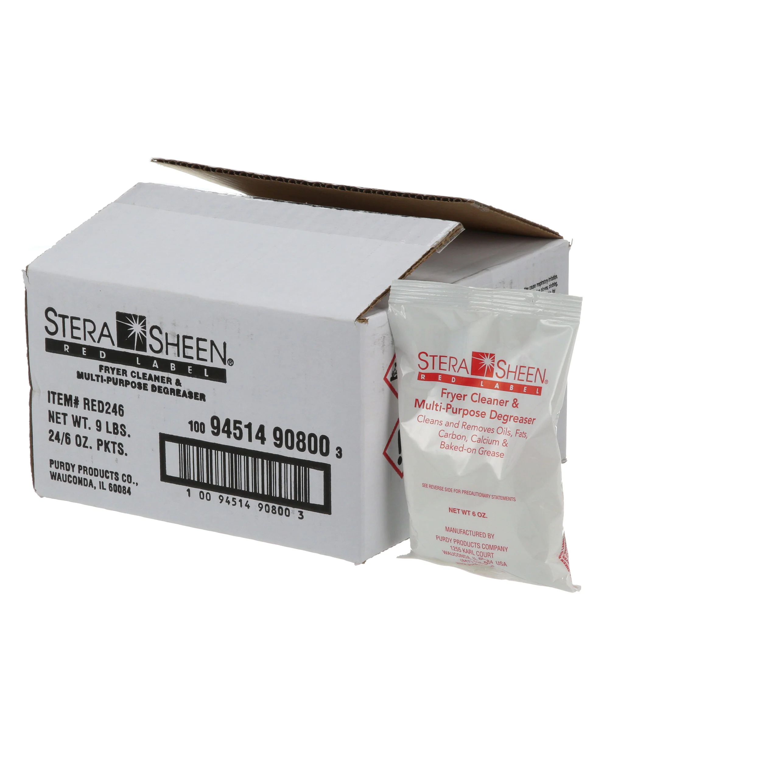 Stera-Sheen Red Label Fryer and Filter Cleaner