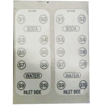 Taprite Bargun 12 Button Layout Label