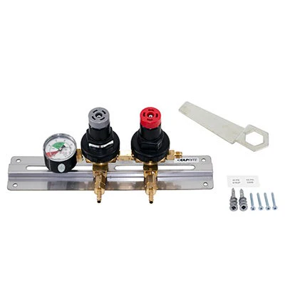 Taprite CCNA CO2 Management Regulator - 2-Product Dual Gauge
