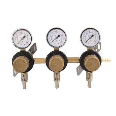 Taprite Secondary Gas Regulator - 3-Product / 3-Pressure Nitrogen & CO2 Control