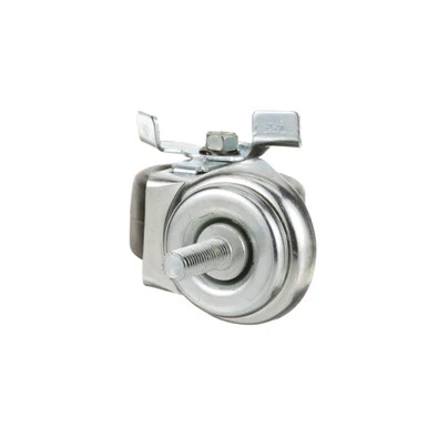 Threaded Stem Caster W/Brake and 3 in Wheel