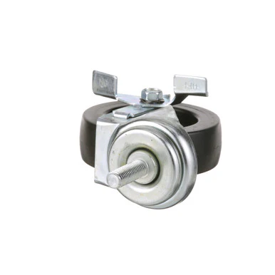 Threaded Stem Caster W/Brake and 4 in Wheel