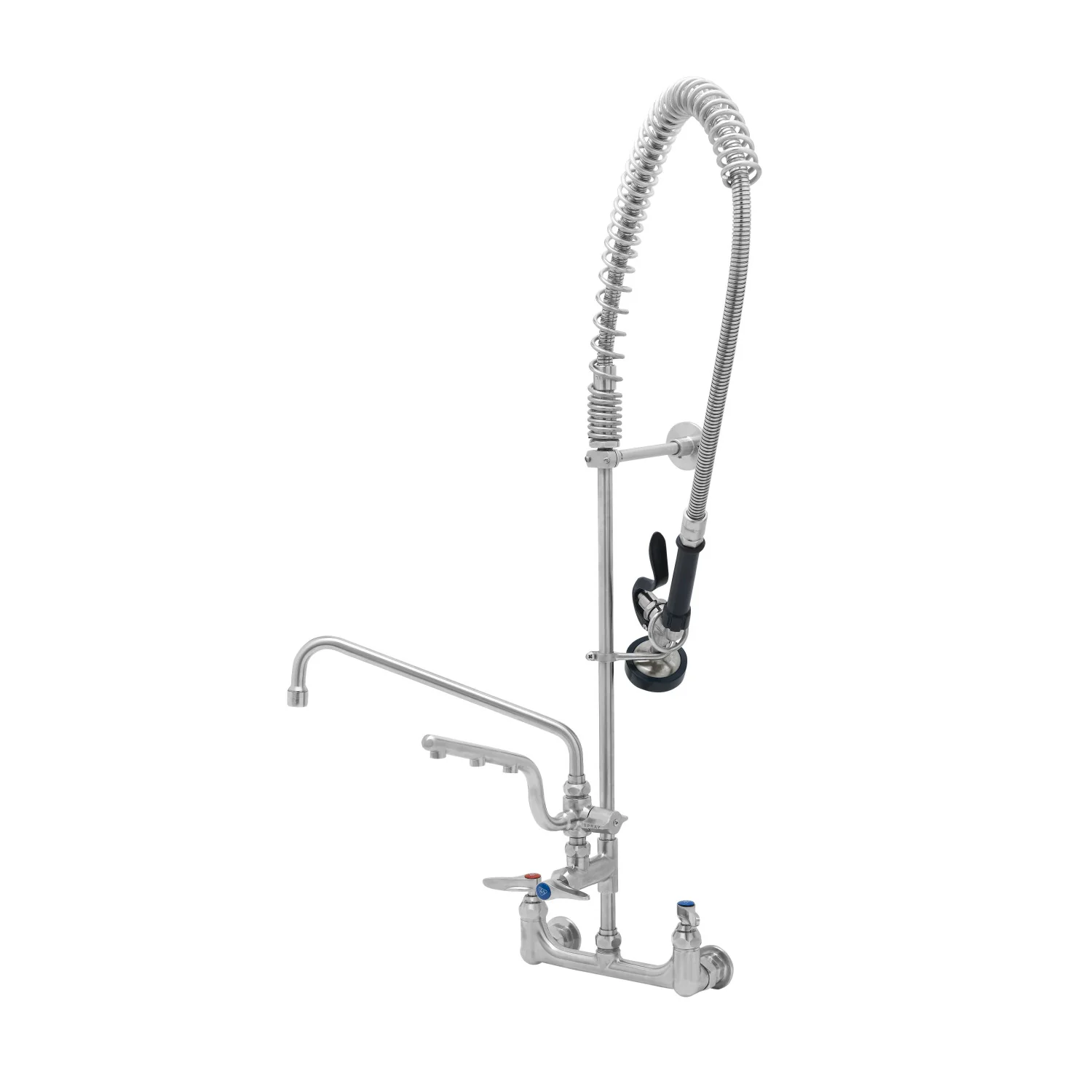 T&S Brass S-0133-U12-B 12" Swing Nozzle UltraRinse Wall Mount Pre-Rinse Unit - 10" Sprayer & Eterna