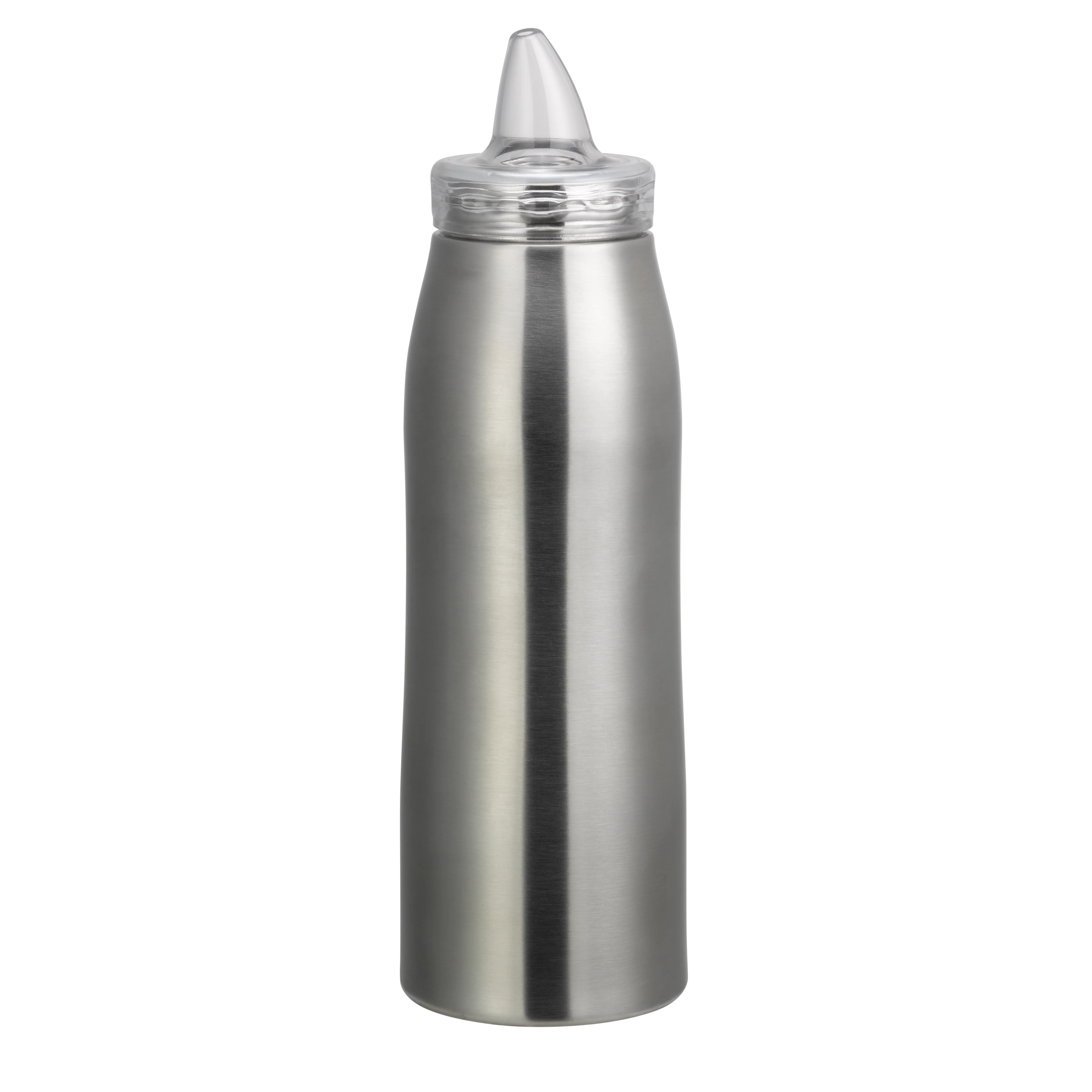 VersaVac 1-Liter Vacuum Insulated Bottle with Cruet Pour Top in Brushed Stainless