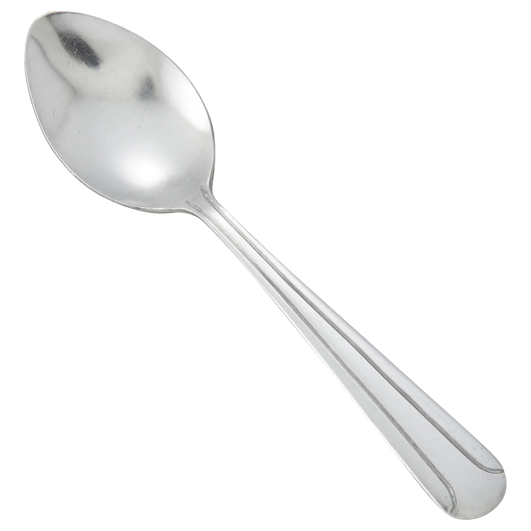 12 pack Winco 0001-09 Dominion Demitasse Spoon, 18/0 Medium Weight
