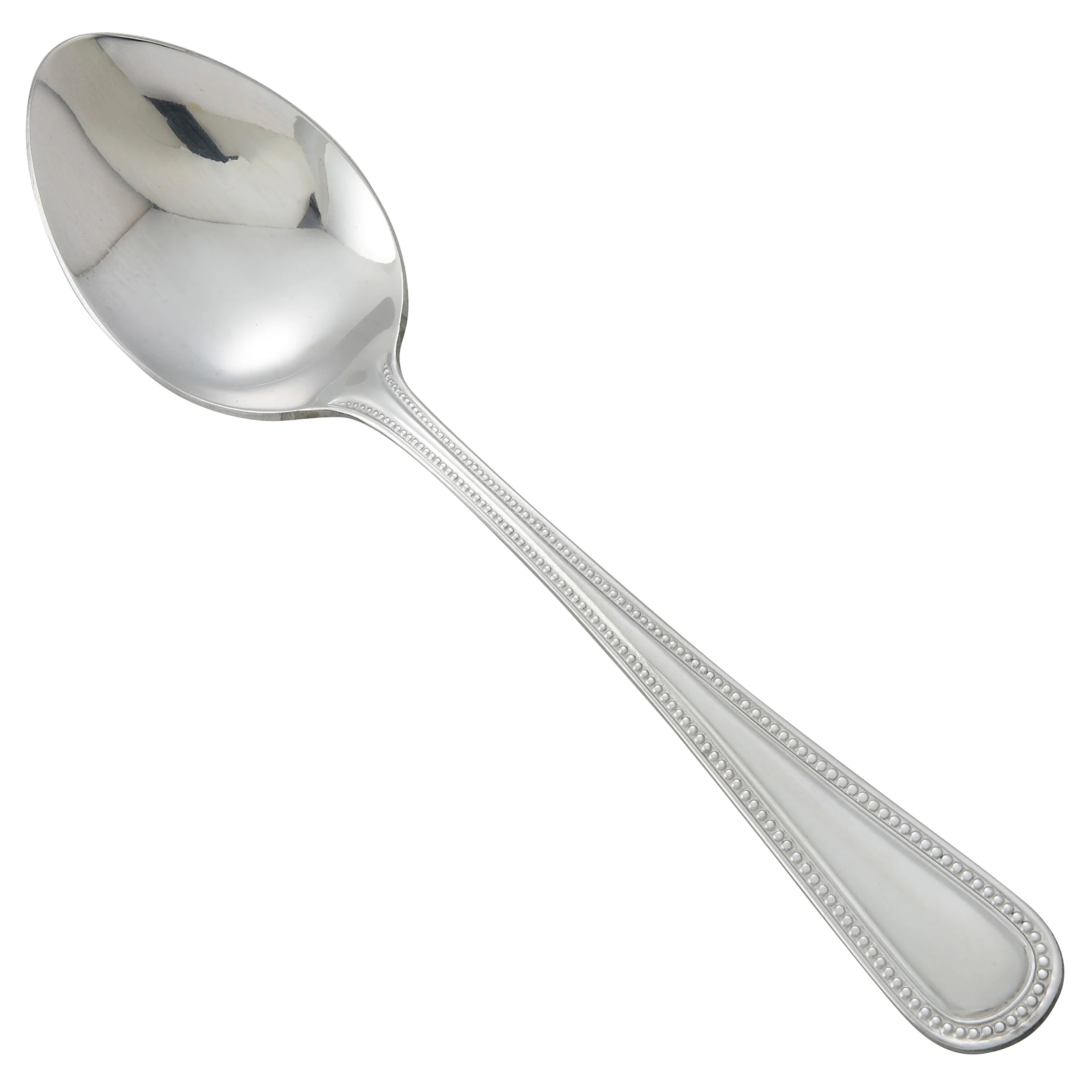 12 pack Winco 0005-03 Dots Dinner Spoon, 18/0 Heavyweight