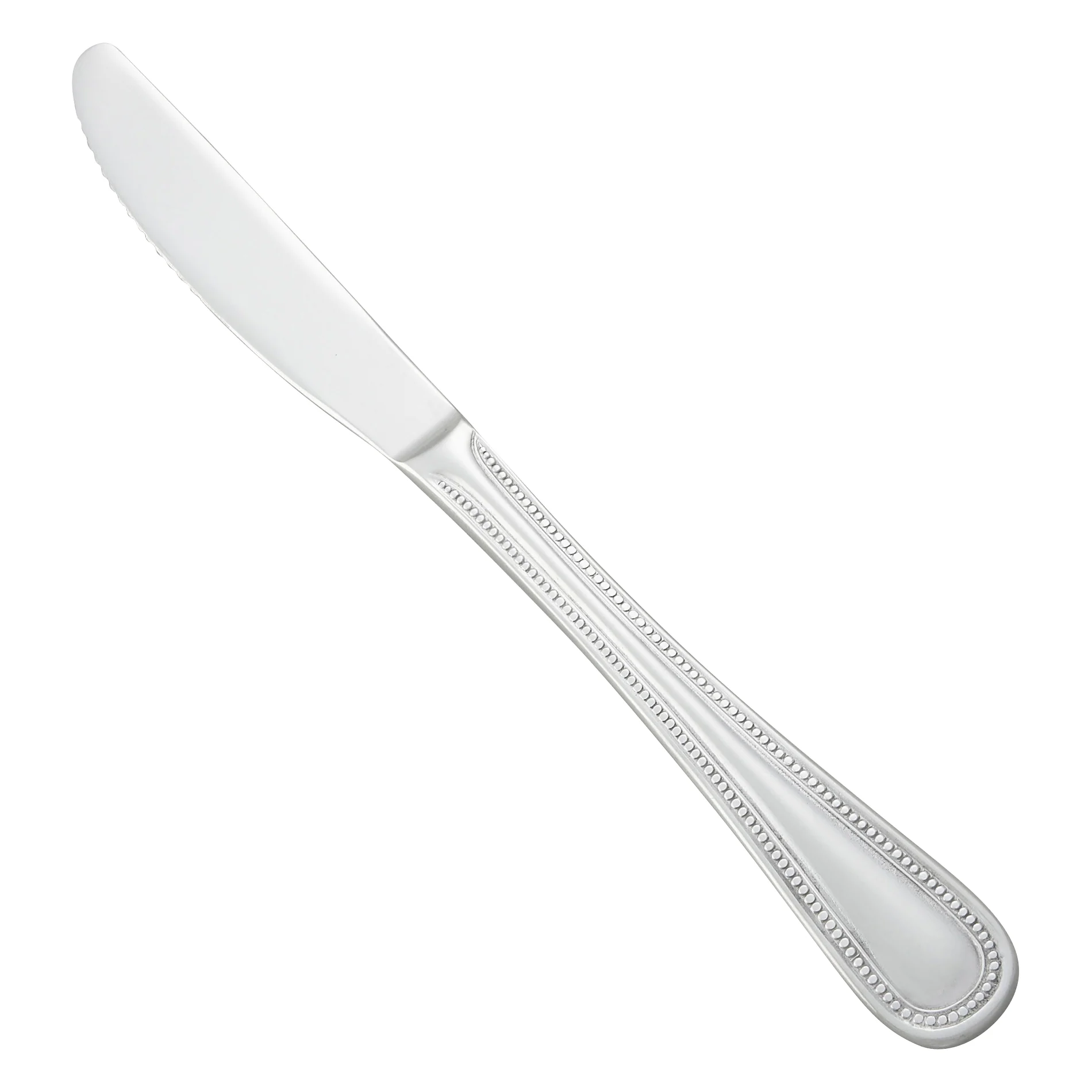 12 pack Winco 0005-08 Dots Dinner Knife, 18/0 Heavyweight