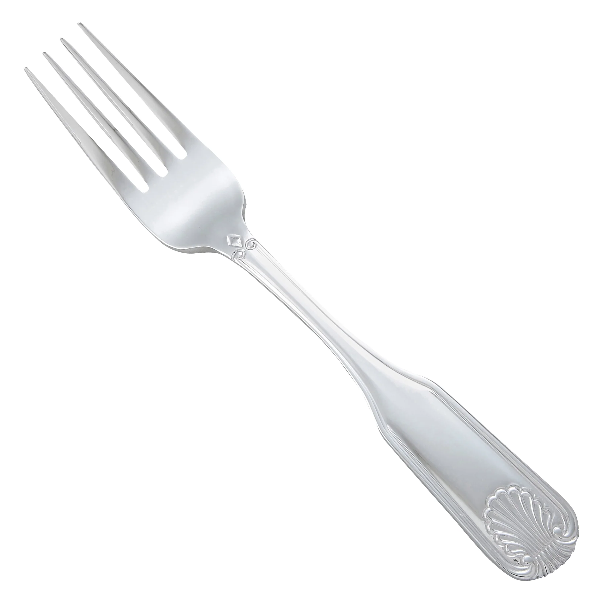 12 pack Winco 0006-06 Toulouse Salad Fork, 18/0 Extra Heavyweight
