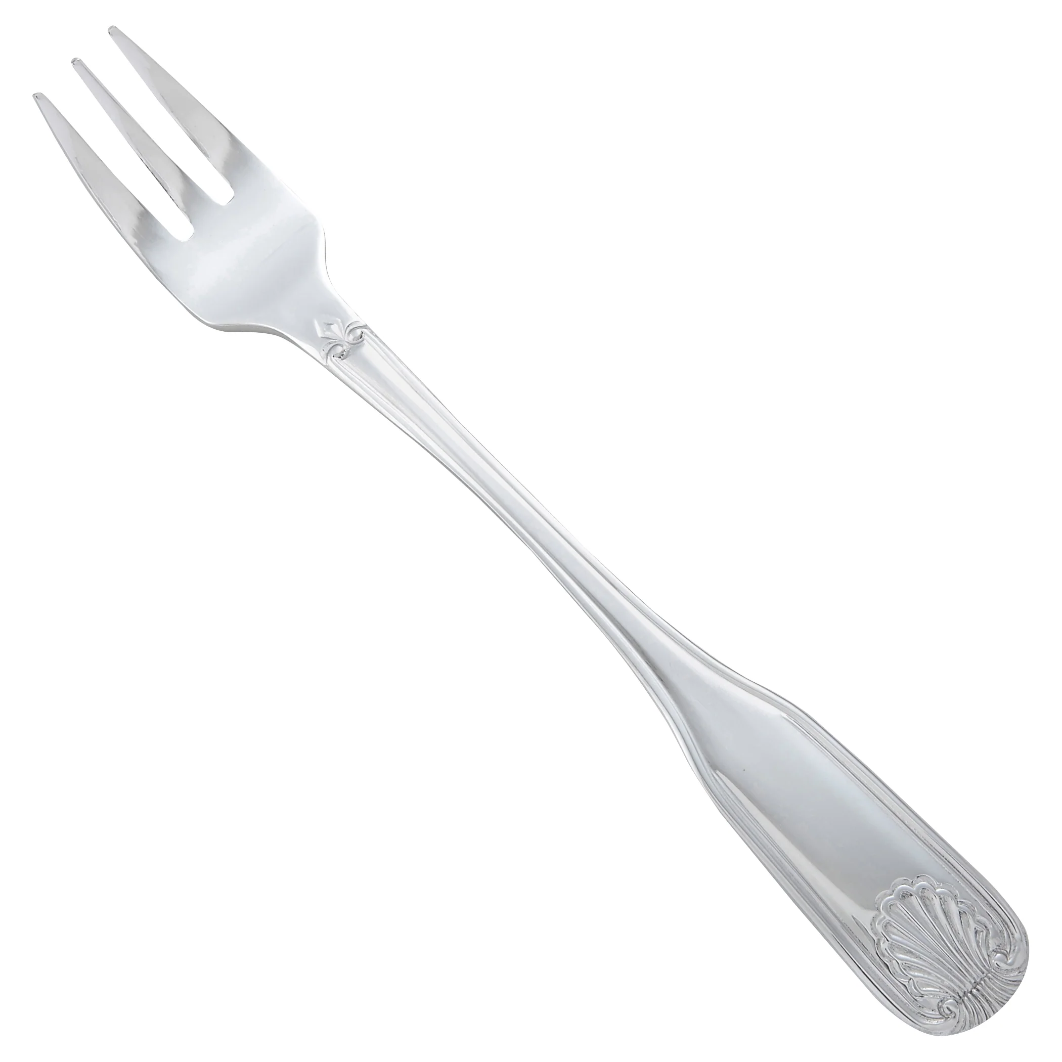 12 pack Winco 0006-07 Toulouse Oyster Fork, 18/0 Extra Heavyweight