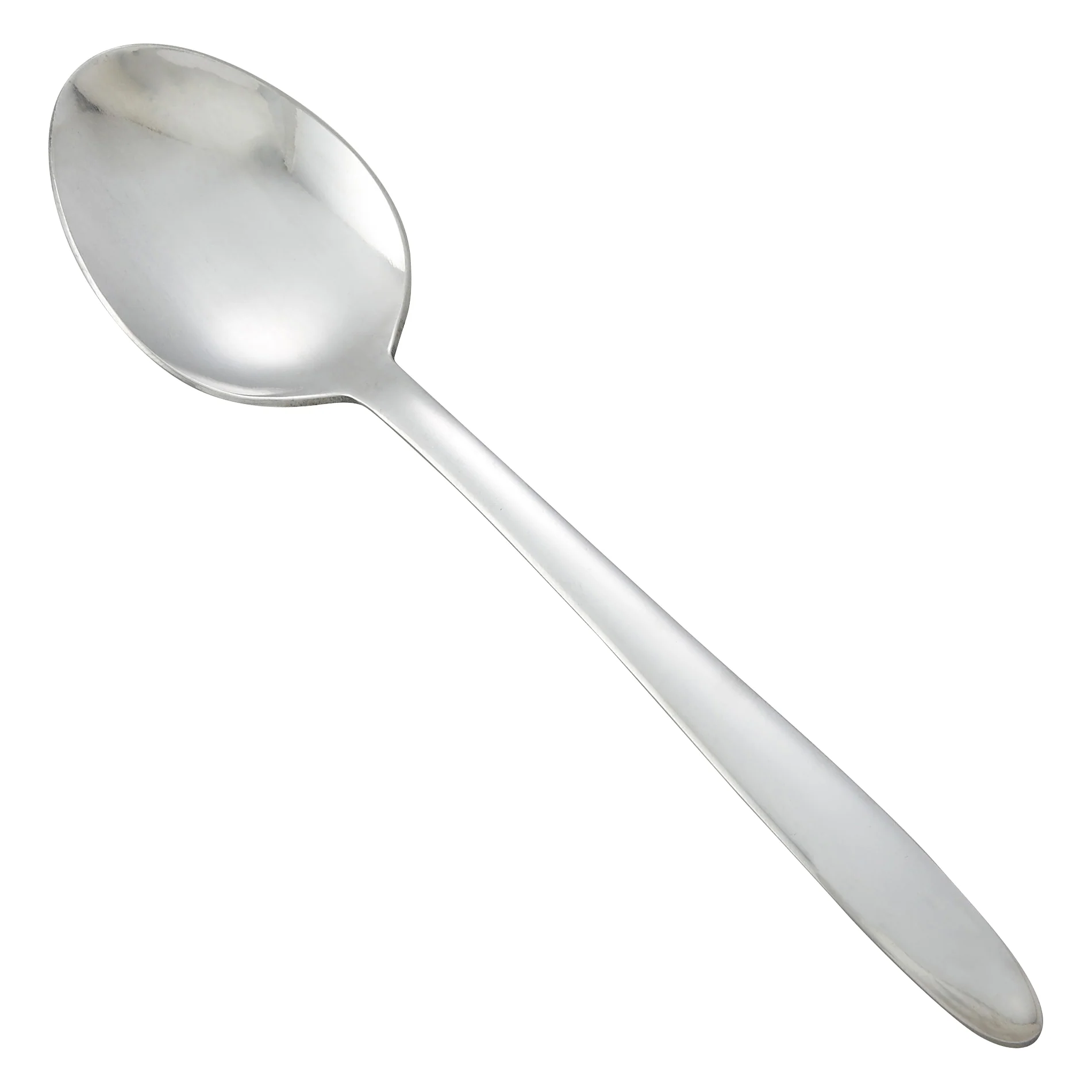 12 pack Winco 0019-03 Flute Dinner Spoon, 18/0 Heavyweight