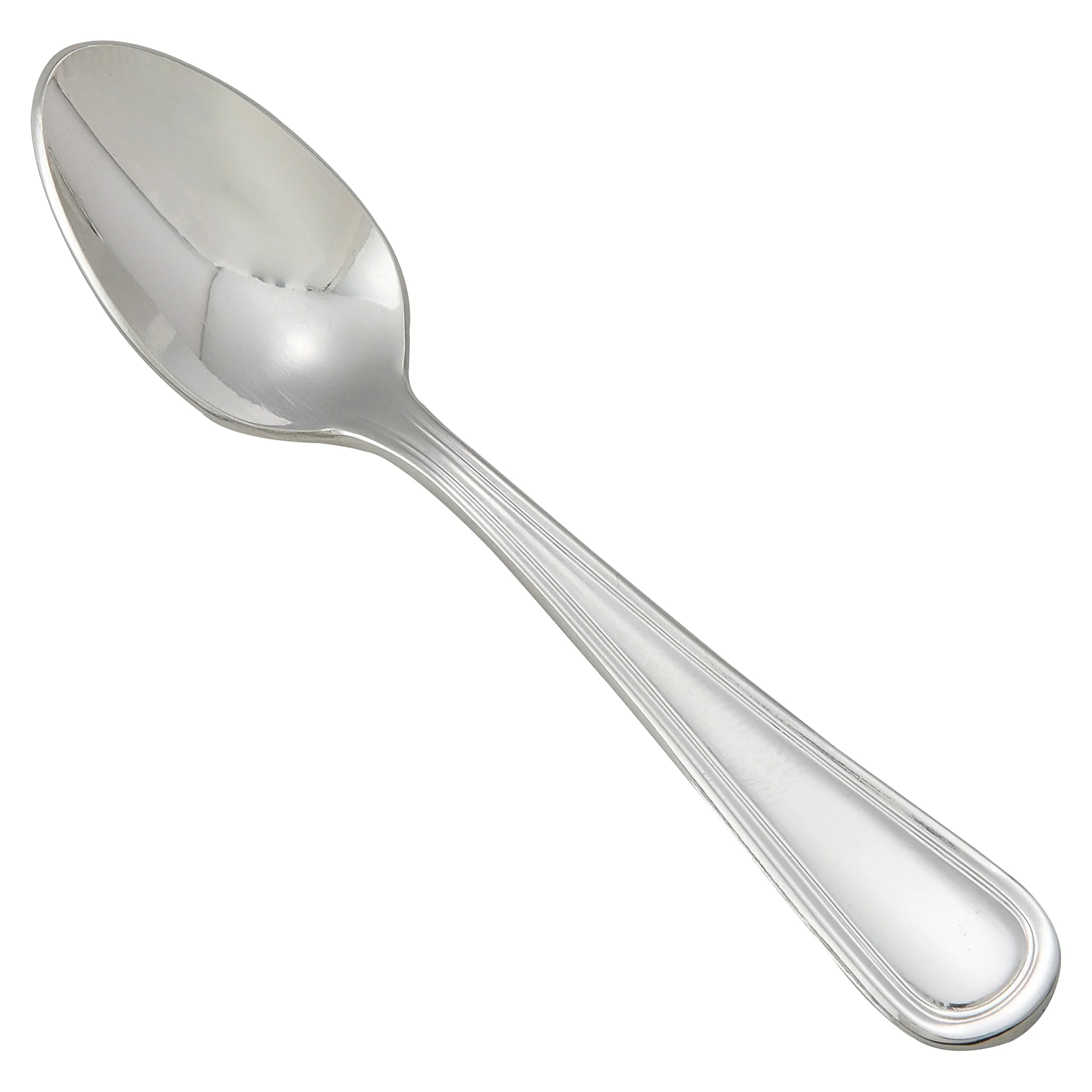 12 pack Winco 0021-09 Continental Demitasse Spoon, 18/0 Extra Heavyweight