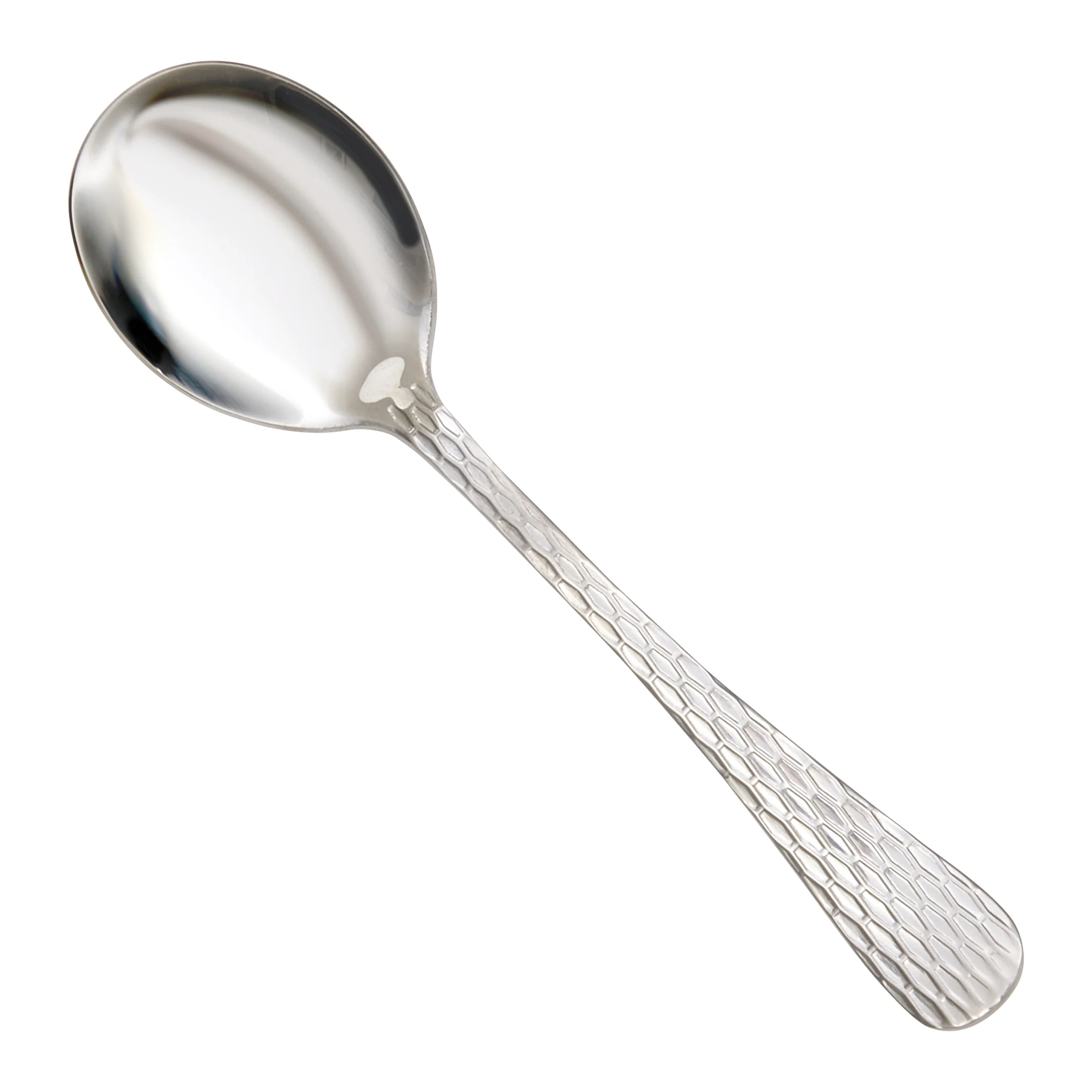 12 pack Winco 0023-04 Caspian Bouillon Spoon, 18/2 Medium Weight