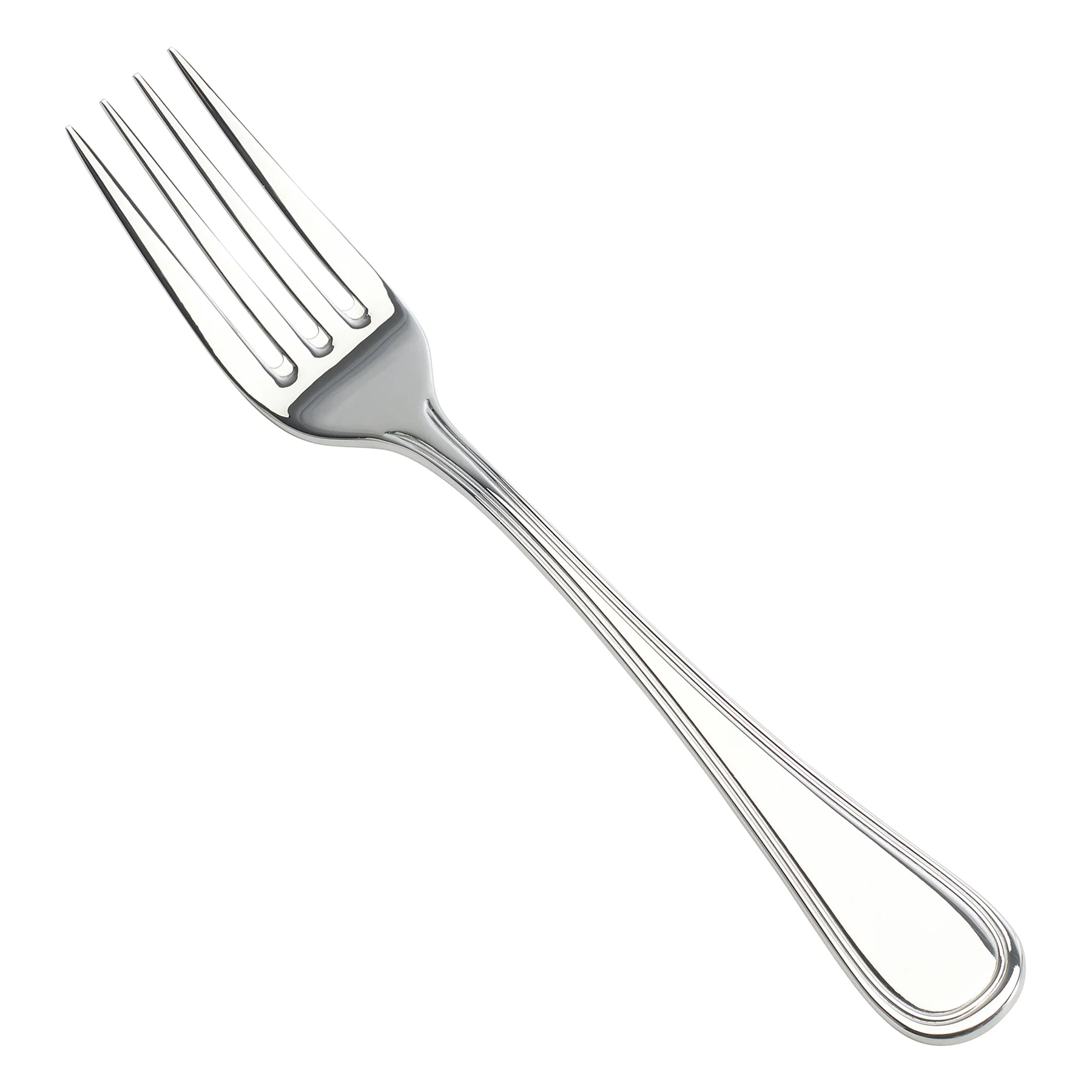 Winco 0030-051 7-1/2 Inch Dinner Fork Extra Heavy Weight Mirror Finish 18/8 Stainless Steel - Image 3