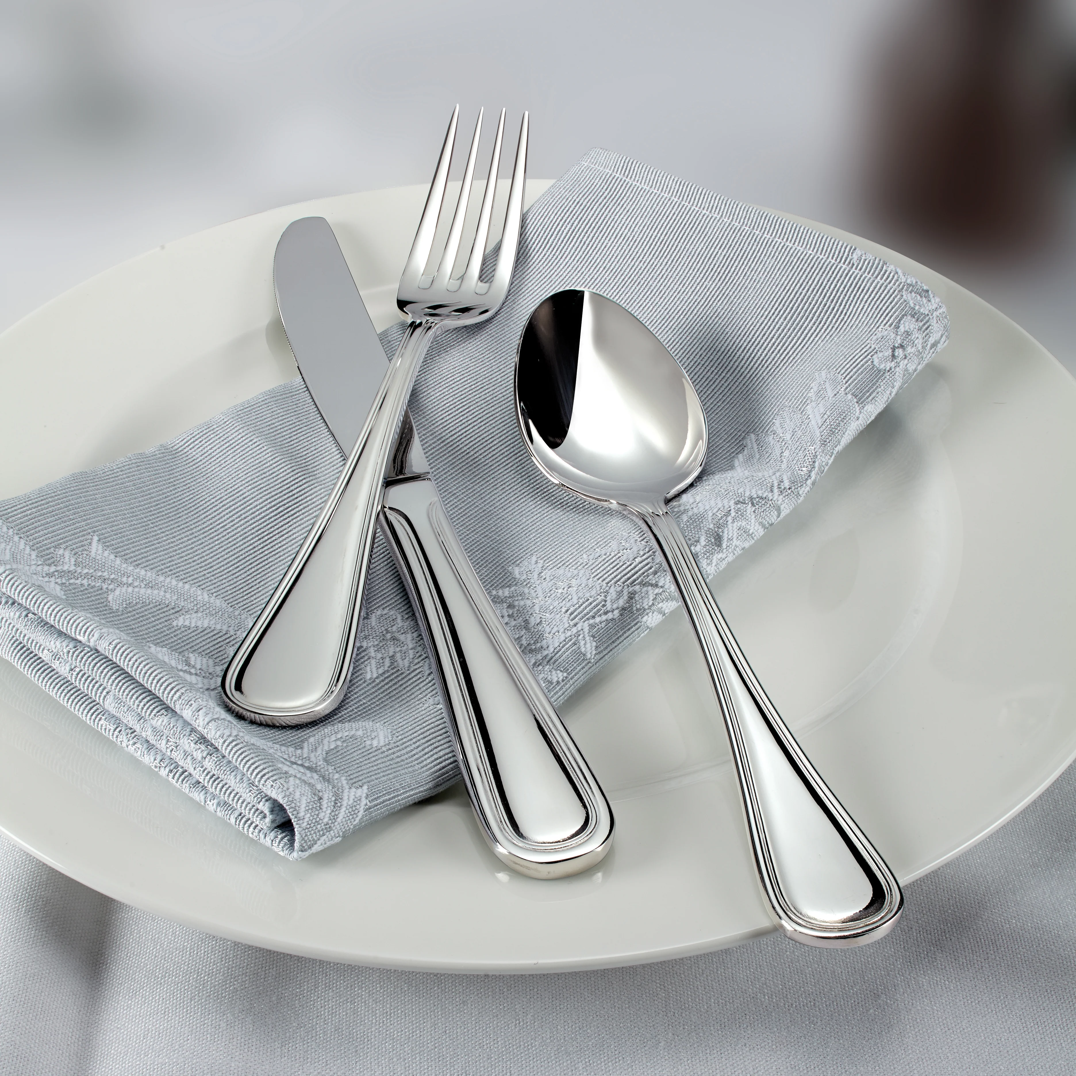Winco 0030-15 9-1/4 Inch Dinner Knife Hollow Handle Mirror Finish 18/8 Stainless Steel - Image 3