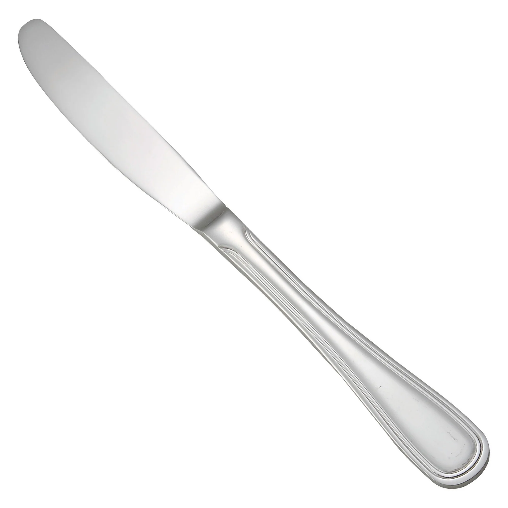 Winco 0030-18 9-3/4 Inch European Table Knife with Mirror Finish 18/8 Stainless Steel - Image 3