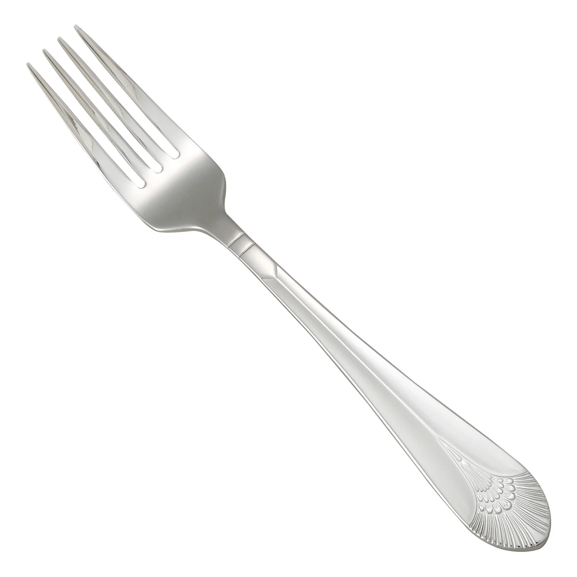 12 pack Winco 0031-05 Peacock Dinner Fork, 18/8 Extra Heavyweight