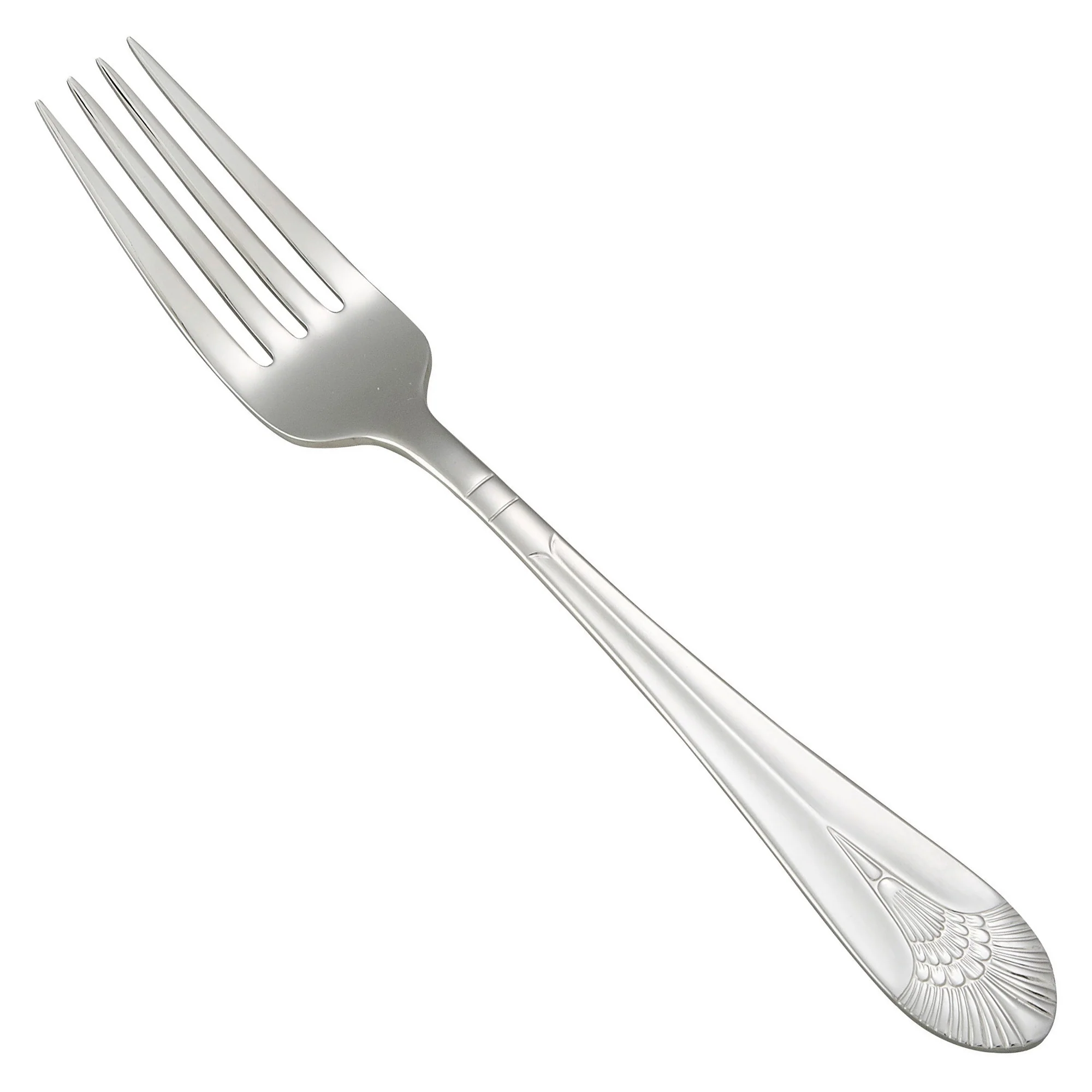12 pack Winco 0031-11 Peacock Table Fork, 18/8 Extra Heavyweight
