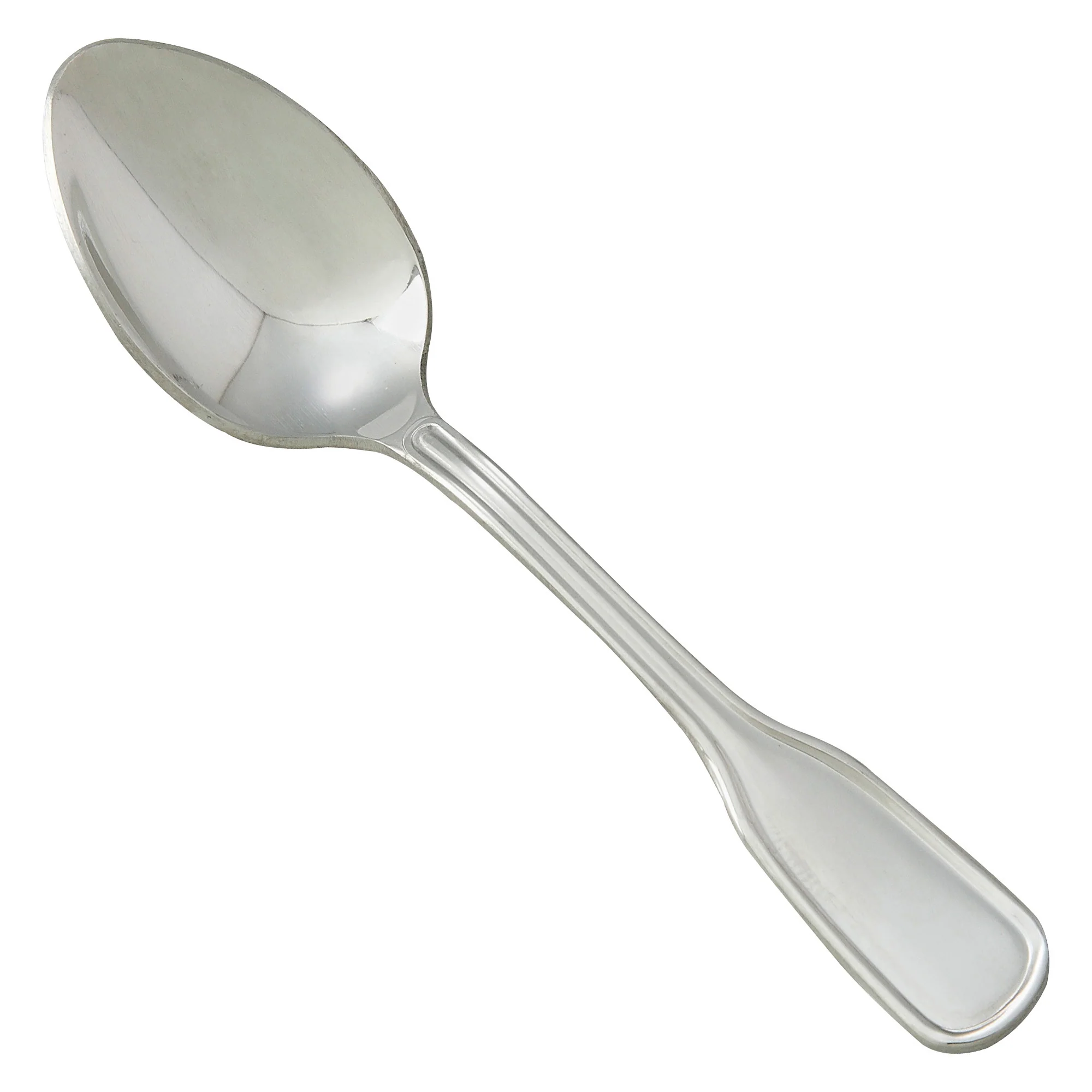 12 pack Winco 0033-09 Oxford Demitasse Spoon, 18/8 Extra Heavyweight