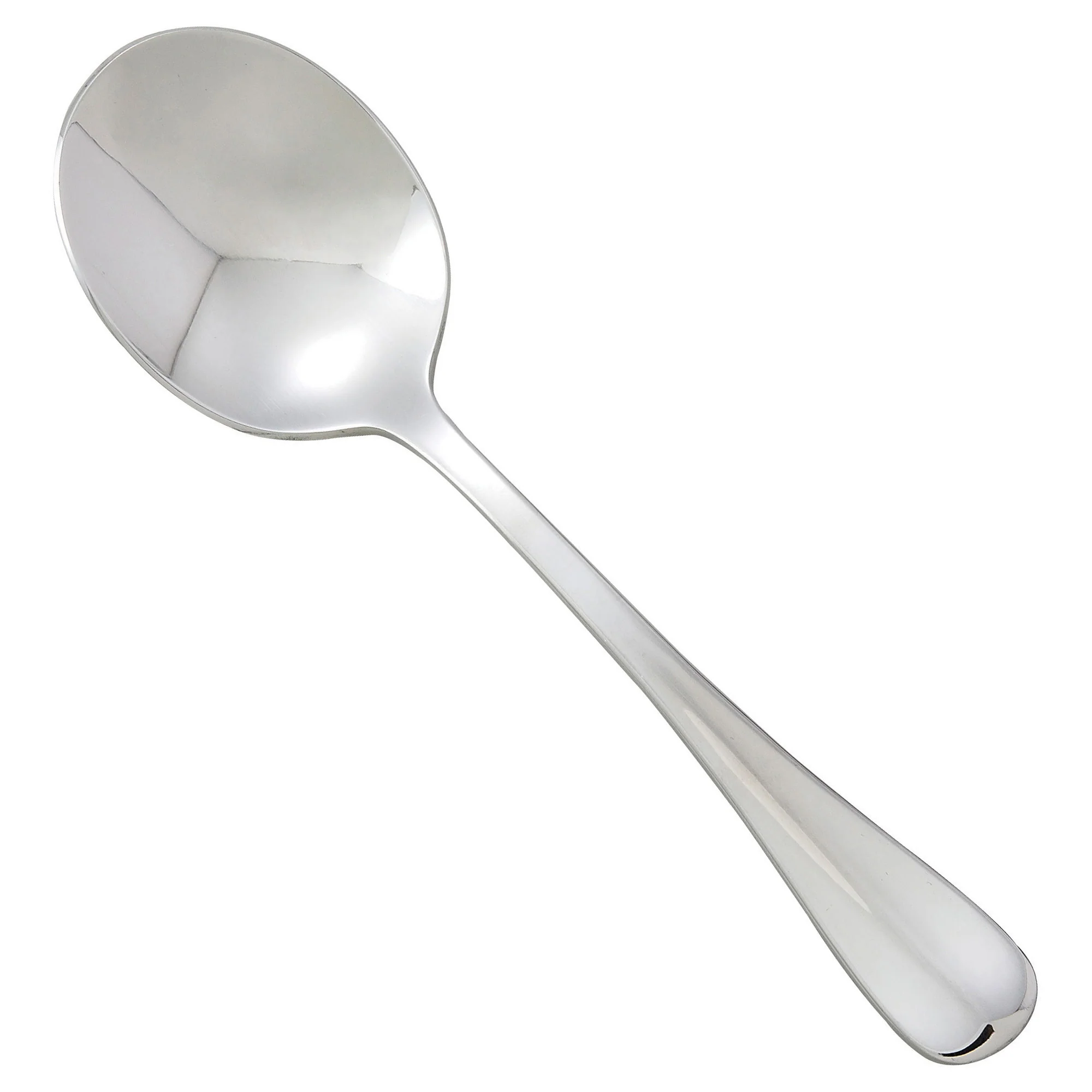 12 pack Winco 0034-04 Stanford Bouillon Spoon, 18/8 Extra Heavyweight